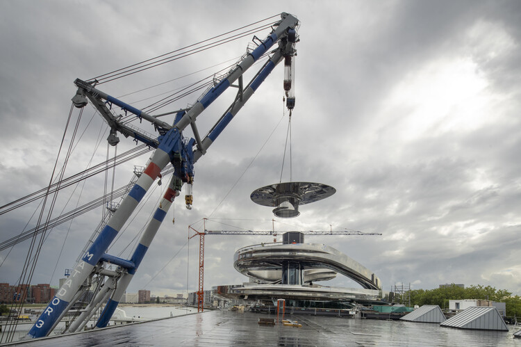 MAD Architects' metal tornado takes shape above Rotterdam's Migration Museum - Image 7 of 11