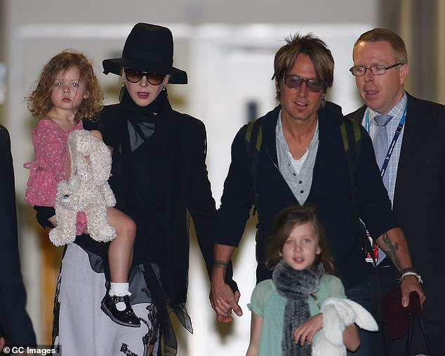 Nicole has two biological daughters with husband Keith Urban, pictured in Sydney in 2014.