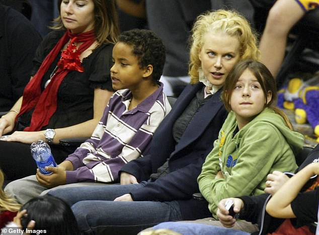 Nicole was seen regularly with her children in the early nineties, but they haven't been photographed together since 2007. She was seen at a Los Angeles Lakers game in 2004