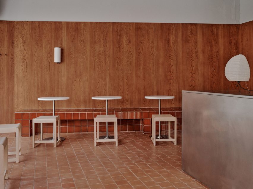 The dining room of the Acid Berlin bakery