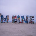 Interconnected mushroom plantation and shelter from the desert sun: 8 installations at Burning Man 2024 - Image 3 of 30