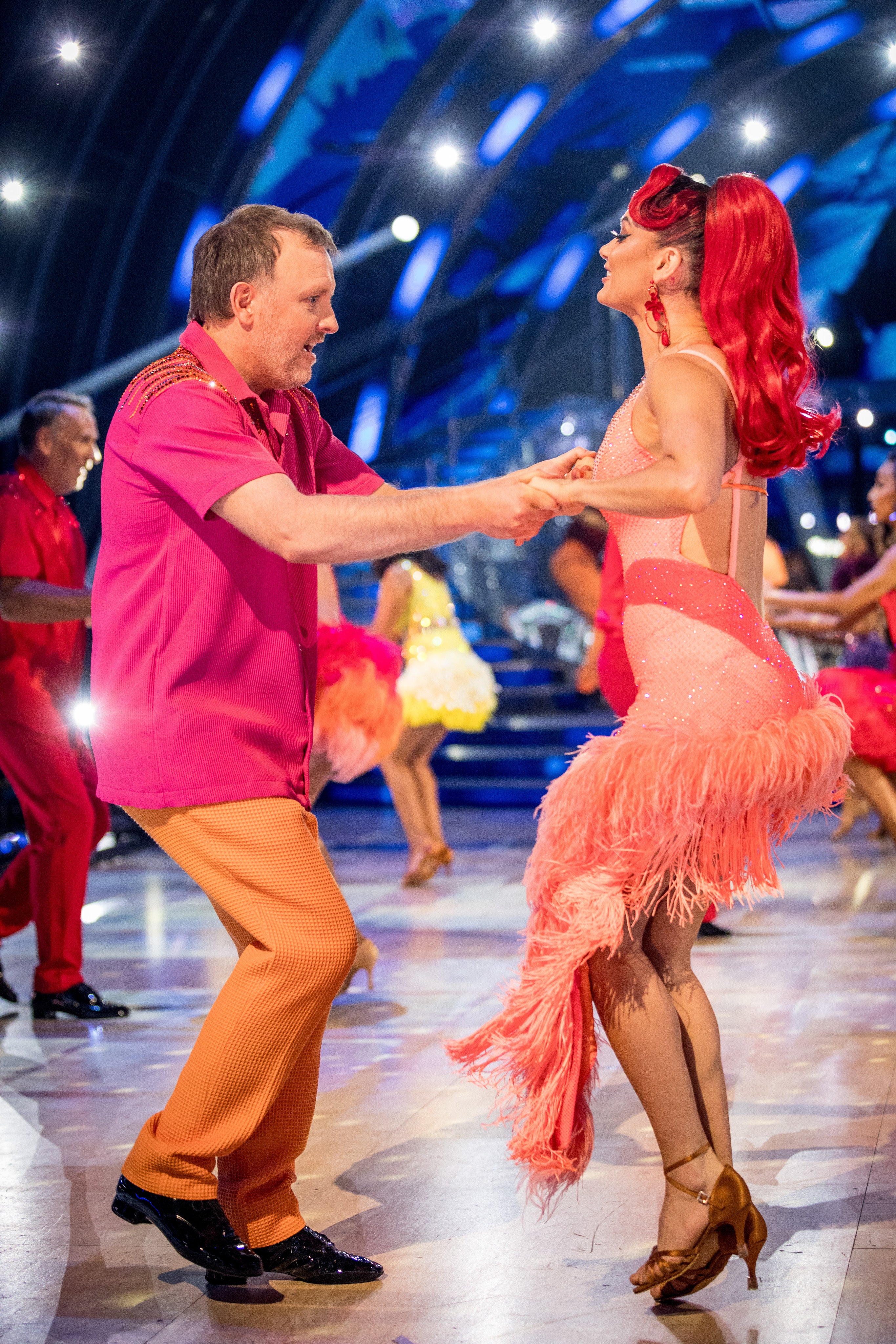 Chris McCausland and his dance partner Dianne Buswell