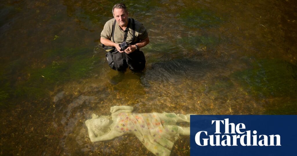 The River Stour sculpture commemorates the 16th century drowning that inspired Shakespeare